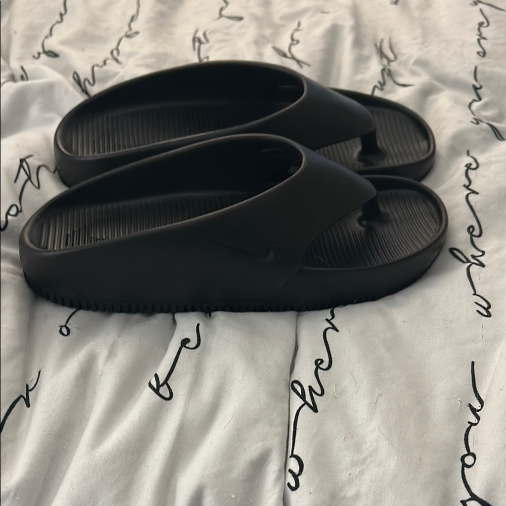 Nike Calm Black Slide Sandals
